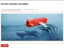 Tablet Screenshot of enviospanamacolombia.com